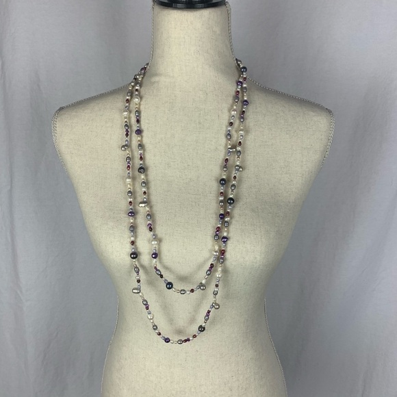 Fresh water pearls long necklace - Picture 1 of 3